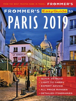cover image of Frommer's EasyGuide to Paris 2019